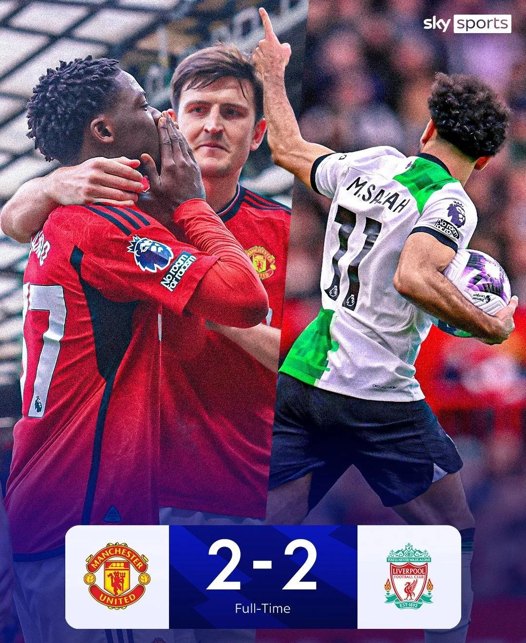 曼联连平两场,英超卫冕冠军形势堪忧 曼联连平两场,英超卫冕冠军形势堪忧